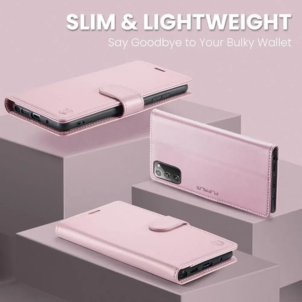 Samsung Galaxy Note 20 5G Wallet Case with RFID‎ Blocking Credit Card Holder